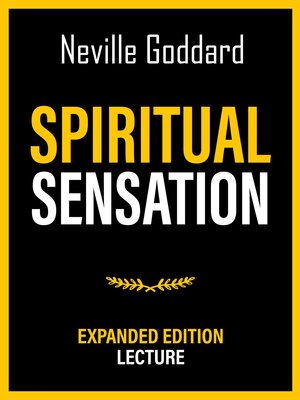 cover image of Spiritual Sensation--Expanded Edition Lecture